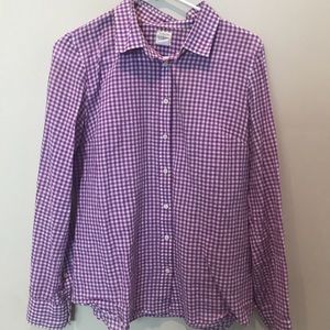 Jcrew button up gingham